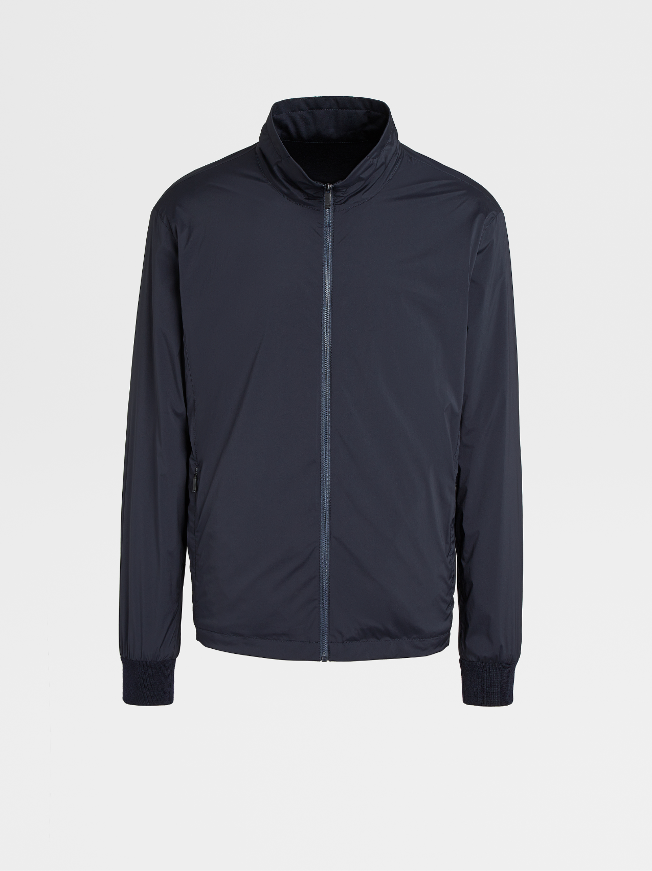 Navy Blue Techmerino™ Reversible Jacket